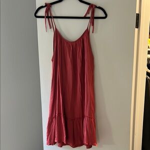 Elegant Pink Mini Dress